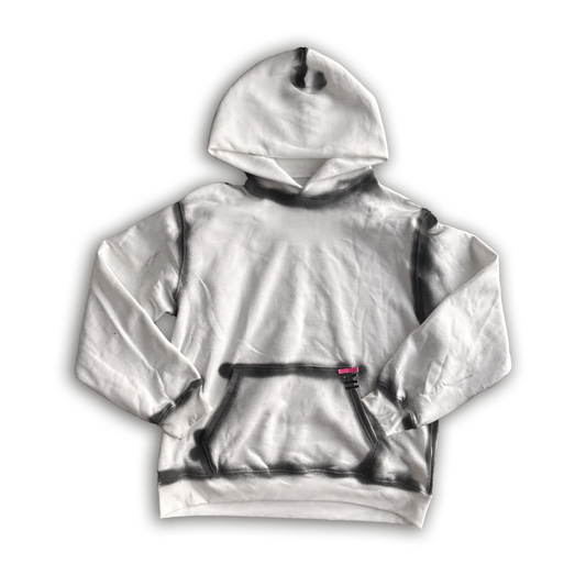 4 SPRAYED HOODIE - WHITE